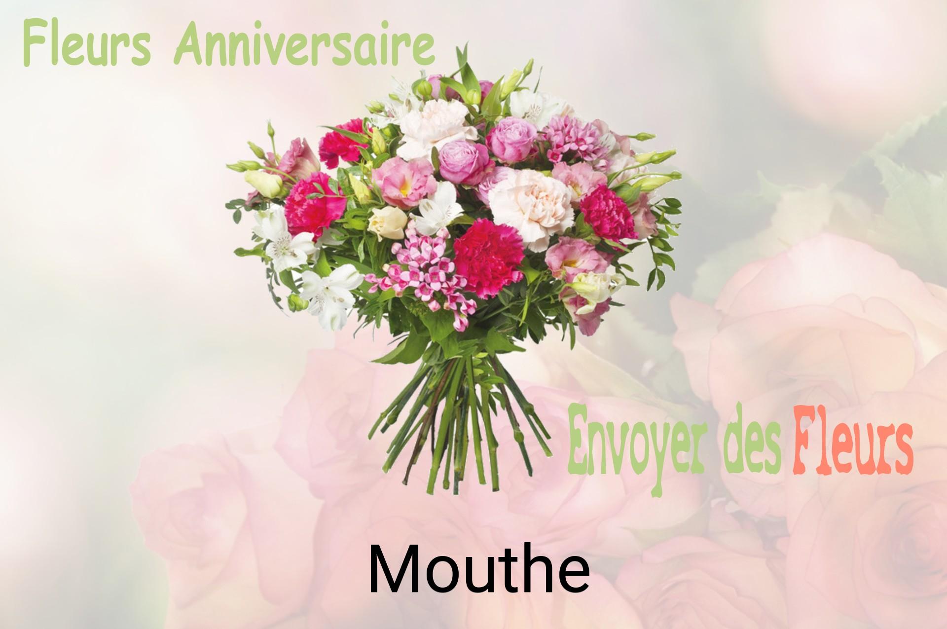 Bouquet de fleurs d’anniversaire livré à Mouthe